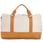 Sun + Stone Men's Canvas Convertible Duffle Bag Beige Size Regular