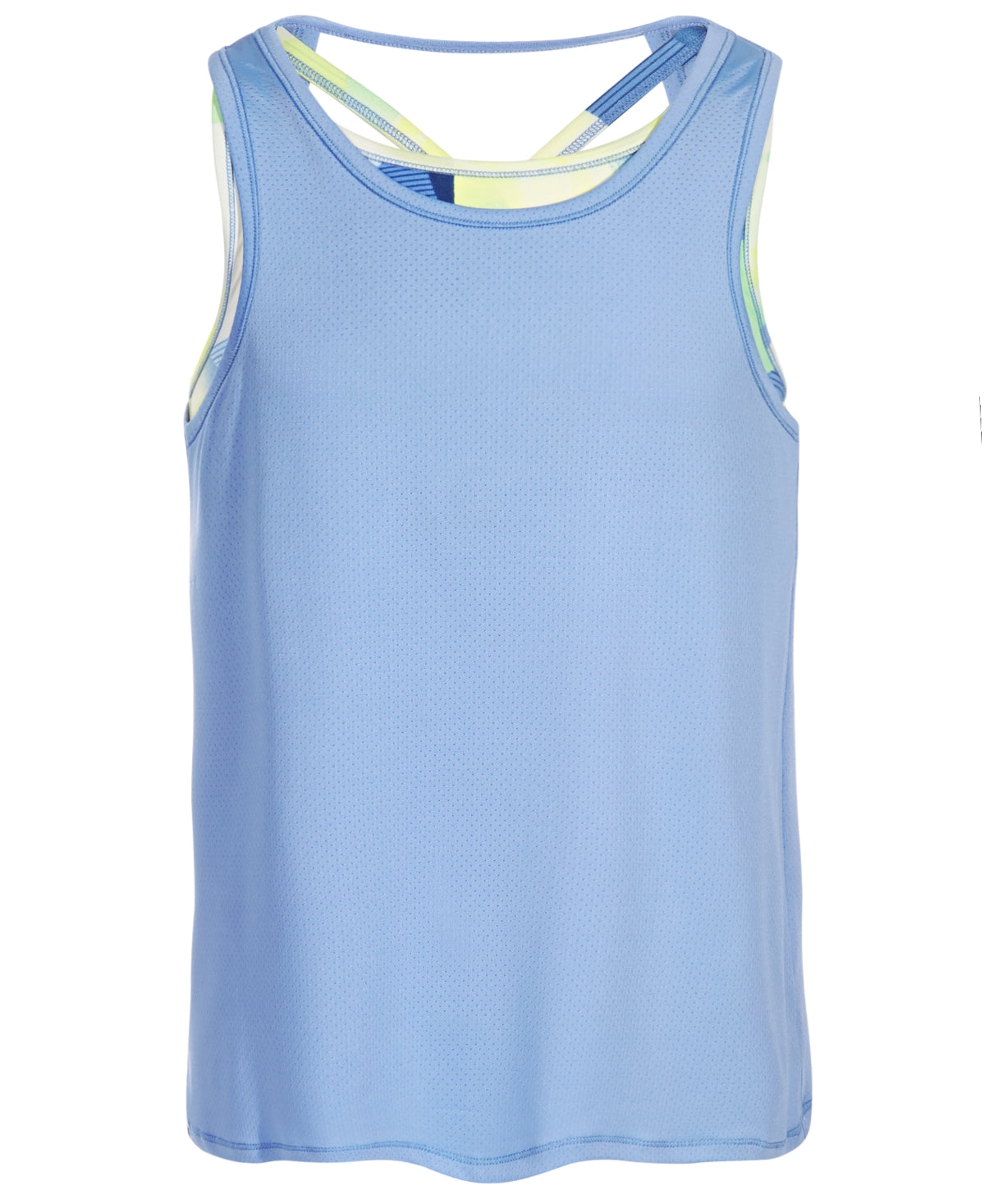 ID Ideology Big Girl's Laye Look Tank Top Blue Size M