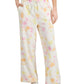 Style & Co Women's Tie-Dye Wide Leg Sweatpants White Size Large