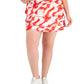 ID Ideology Women's Twist Flounce Skort Red Size 3X