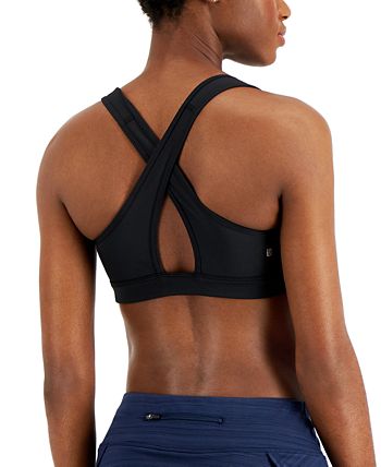 ID Ideology Women's  Performance Medium Impact Sports Bra  Black Size 2XL
