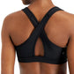 ID Ideology Women's  Performance Medium Impact Sports Bra  Black Size 2XL