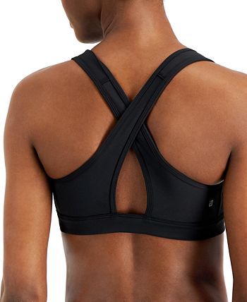 ID Ideology Women's  Performance Medium Impact Sports Bra  Black Size 2XL