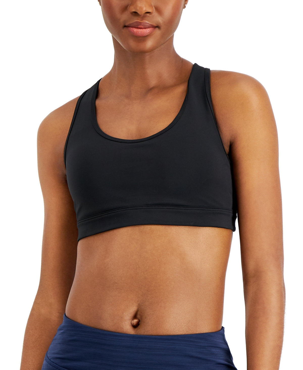 ID Ideology Women's  Performance Medium Impact Sports Bra  Black Size 2XL