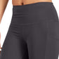 ID Ideology Women's Compression High Rise Bike Shorts Gray Size Petite Small