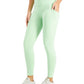 ID Ideology Women's Compression High Waist Side Pocket 7/8 Length Leggings Green Size Large