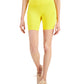 ID Ideology Women's Compression 7 Bike Shorts Yellow