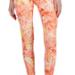 ID Ideology Women's Compression Printed Side Pocket 7/8 Leggings Orange Size Petite Small