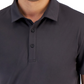 ID Ideology Men's Interlock Performance Polo Shirt Gray Size Medium