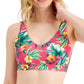 ID Ideology Women's Tropical Print Low Impact Sports Bra Pink