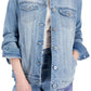 Style & Co Women's Denim Trucker Jacket Blue Size X-Large