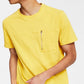 INC International Concepts Men's Zip Pocket T-Shirt Yellow Size Medium