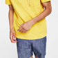 INC International Concepts Men's Zip Pocket T-Shirt Yellow Size Medium
