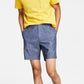 INC International Concepts Men's Chambray Shorts Blue Size 36