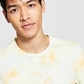 Sun + Stone Men's Sunburst Tie Dye Pajama Top Green Size XXL
