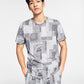 Sun + Stone Men's Paisley Pajama Top Gray Size Small