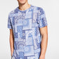 Sun + Stone Men's Paisley Pajama Top Blue Size Large
