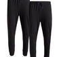 Club Room Men's 2 Pk Solid Pajama Joggers Black Size Large