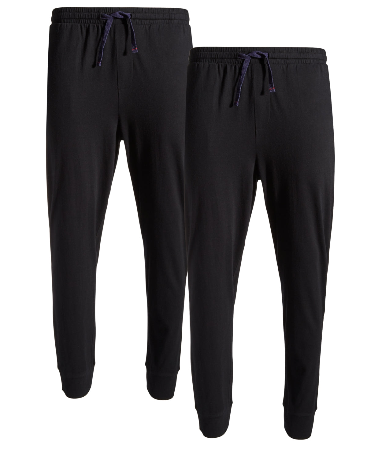 Club Room Men's 2 Pk Solid Pajama Joggers Black Size Large