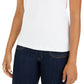Style & Co Women's Fitted Camisole White Size Petite Medium