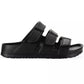 Sun + Stone Men's Bowie Sandal Shoes Black Size 8 M