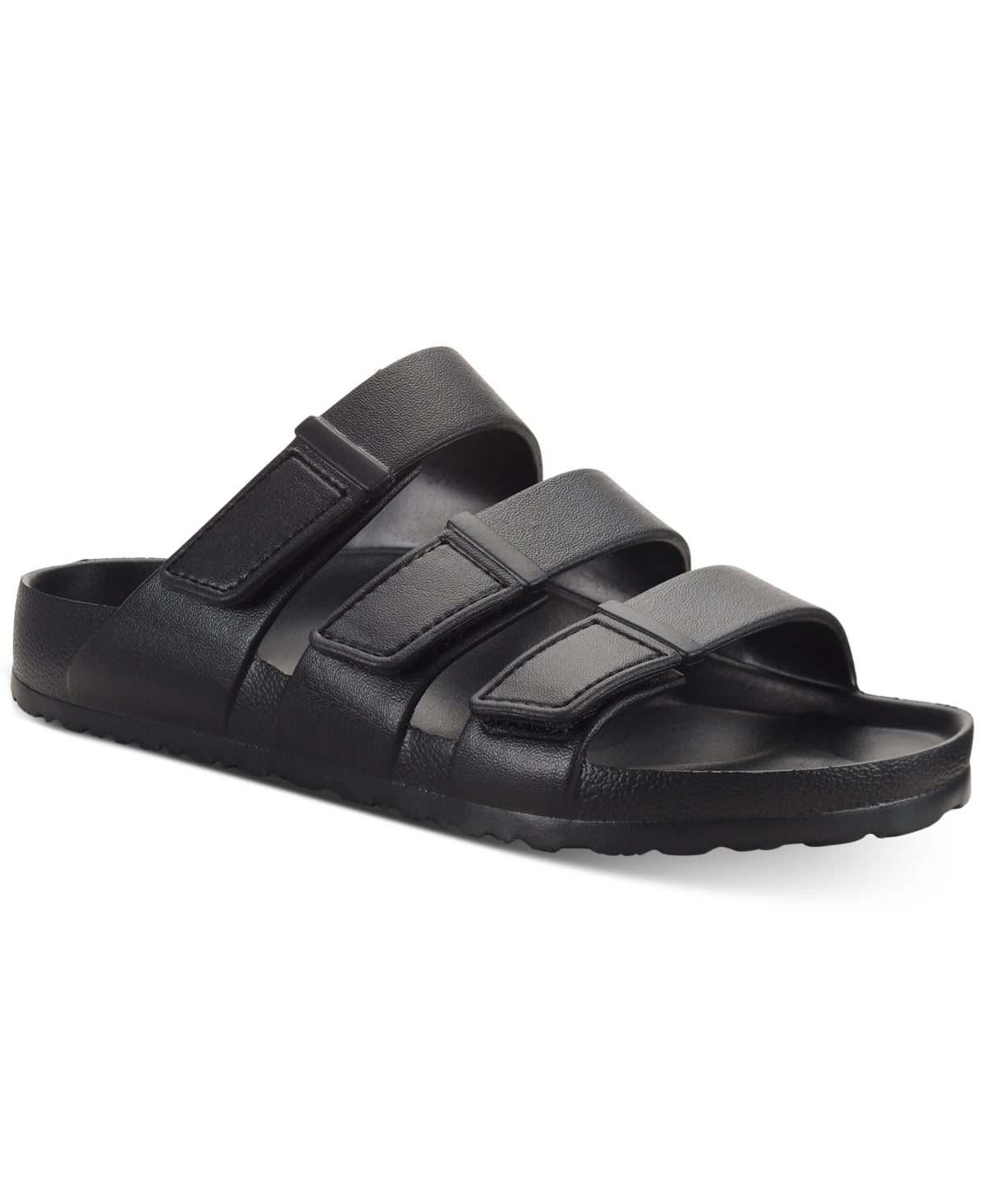 Sun + Stone Men's Bowie Sandal Shoes Black Size 8 M