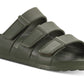 Sun + Stone Men's Bowie Sandal Shoes Green Size 10 M
