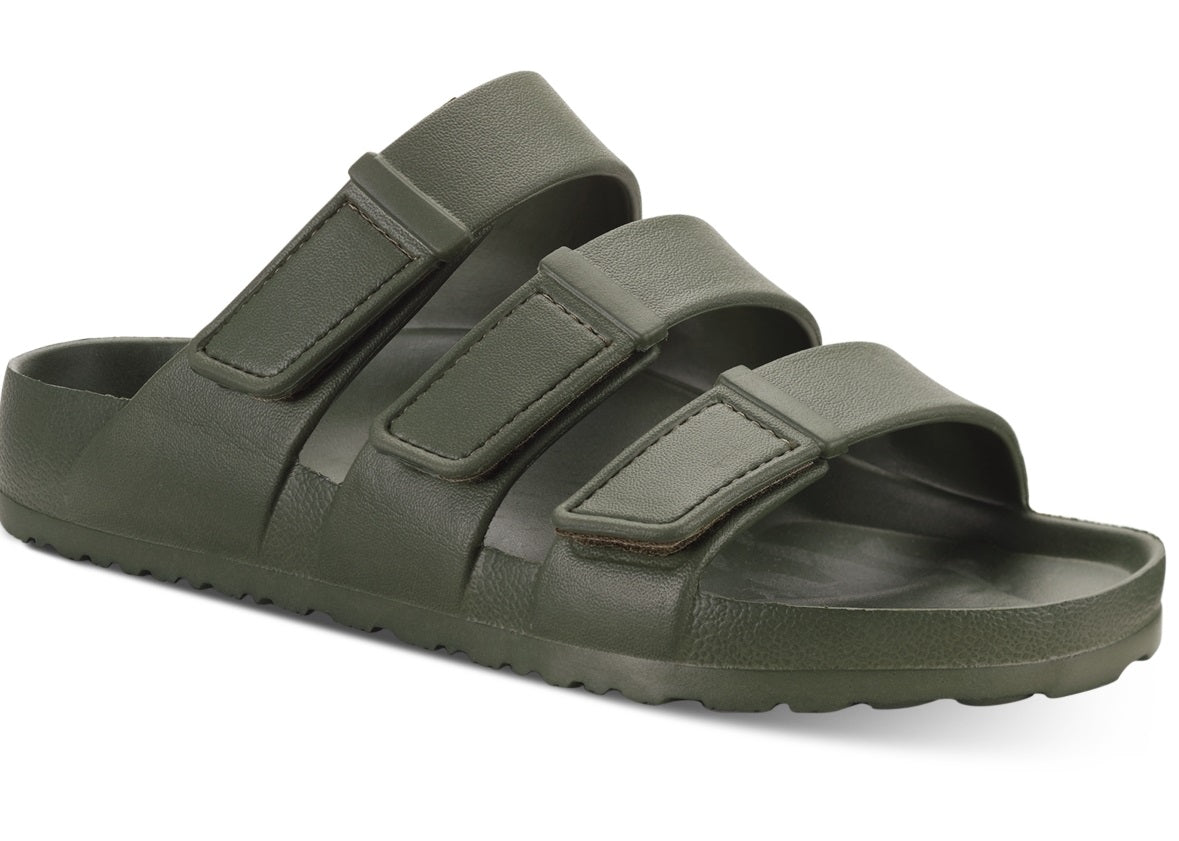 Sun + Stone Men's Bowie Sandal Shoes Green Size 10 M