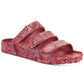 Sun + Stone Men's Bowie Sandal Shoes Red Size 11 M