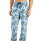 Club Room Men's Floral Pajama Pants Blue Size X-Large