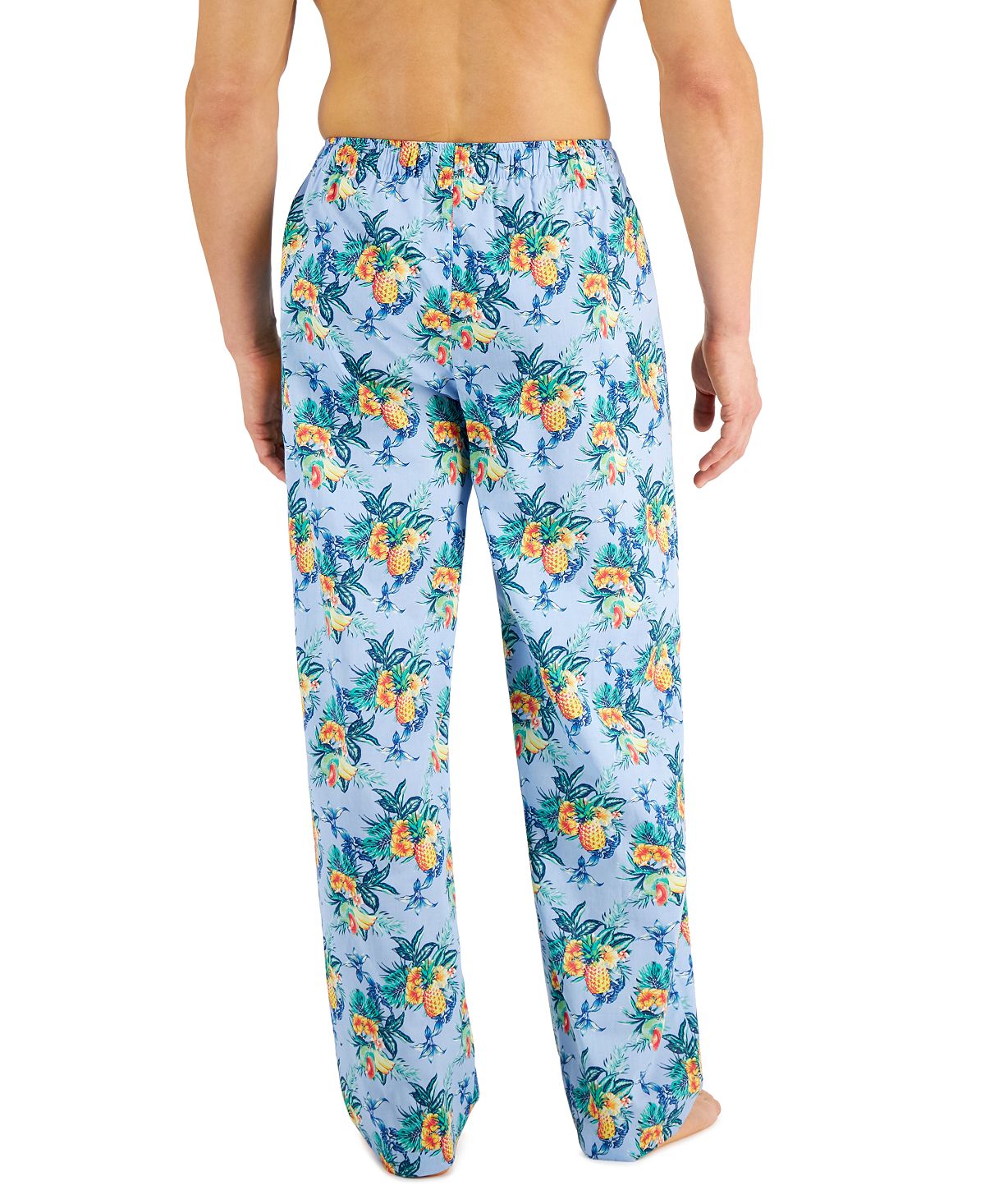 Club Room Men's Floral Pajama Pants Blue Size X-Large