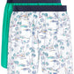 Club Room Men's 2 Pk Tropical & Solid Boxer Shorts Green