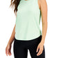 ID Ideology Women's Birdseye Mesh Tank Top Green Size X-Large