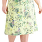 INC International Concepts Women's Raina Cotton Midi Dress Green Size 2X