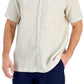 Club Room Men's Linen Shirt Brown Size XX-Large