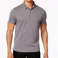 Alfani Men's Ottoman Zip Polo Gray Size Medium