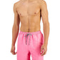 Inc Men's Regular-Fit Quick-Dry Solid 5 Swim Trunks Pink Size L