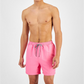 Inc Men's Regular-Fit Quick-Dry Solid 5 Swim Trunks Pink Size XXL