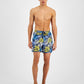 INC International Concepts Men's Palm Leaves 5 Board Shorts Blue Size XX-Large