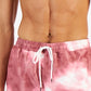 INC International Concepts Men's Andro Abstract 5 Swim Trunks Pink Size Small