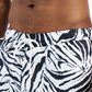 INC International Concepts Men's Tiger Stripe 5 Board Shorts Black Size XX-Large