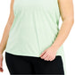 ID Ideology Women's Keyhole Back Tank Top Green
