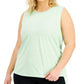 ID Ideology Women's Keyhole Back Tank Top Green