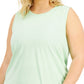 ID Ideology Women's Keyhole Back Tank Top Green