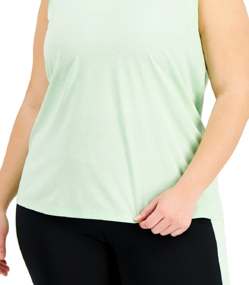 ID Ideology Women's Keyhole Back Tank Top Green