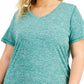 ID Ideology Women's Essentials Rapidry Heathered T-Shirt Green