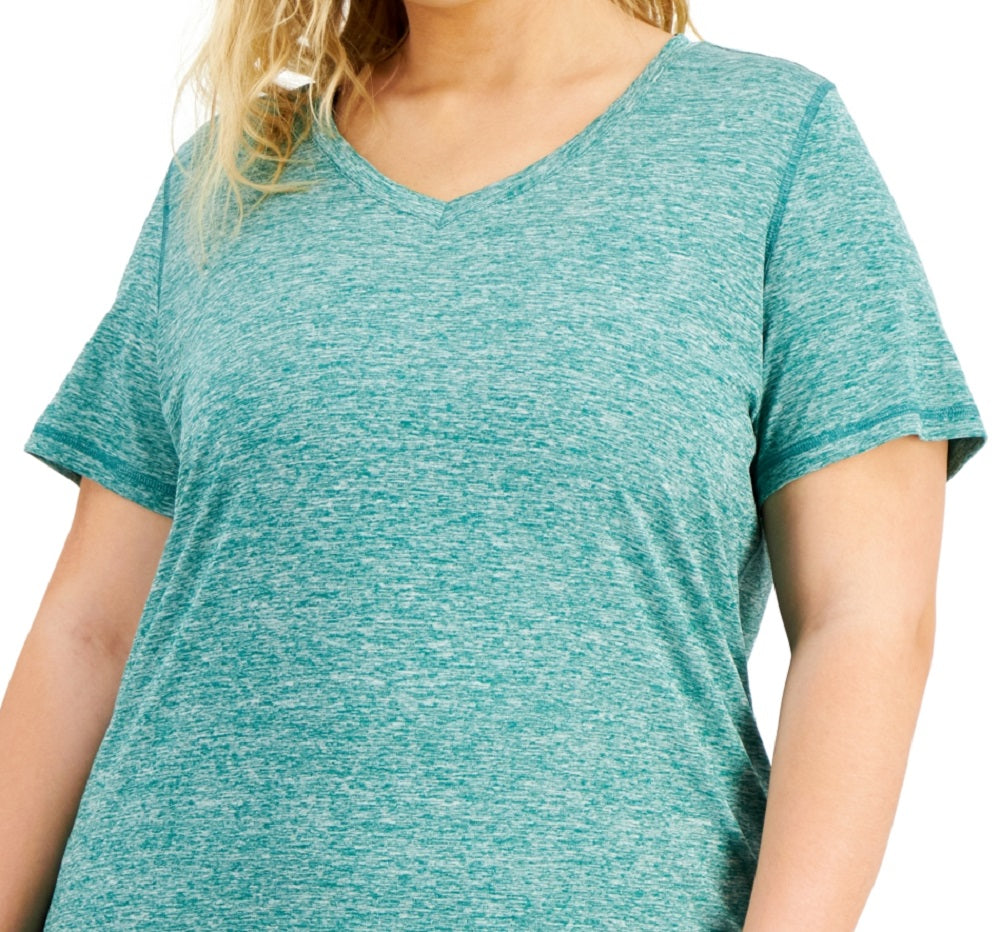 ID Ideology Women's Essentials Rapidry Heathered T-Shirt Green