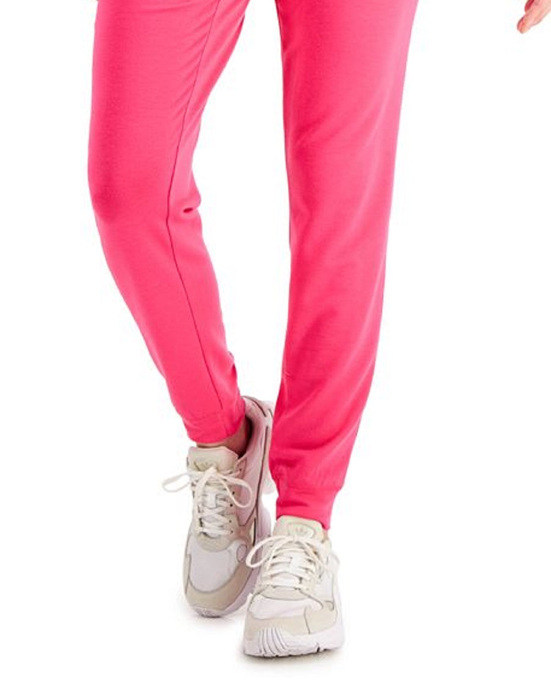 ID Ideology Women's Knit Jogger Pants Pink Size Small