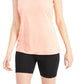 ID Ideology Women's Essentials Heathered Keyhole Back Tank Top Orange