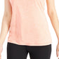 ID Ideology Women's Essentials Heathered Keyhole Back Tank Top Orange